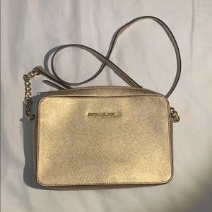Michael Kora LG Metallic Crossbody Bag